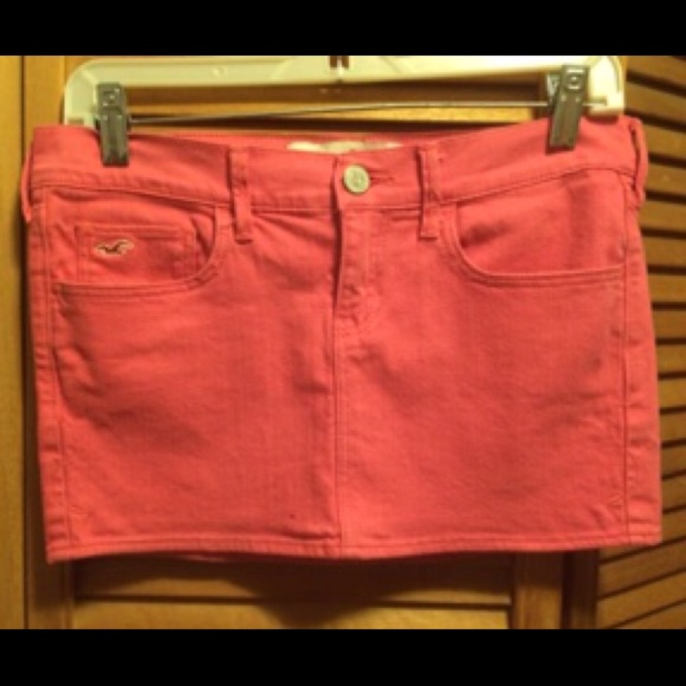 Hollister Coral Mini Skirt